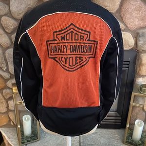 Women’s Mesh and Nylon Harley Davidson Riding Jacket Size Medium